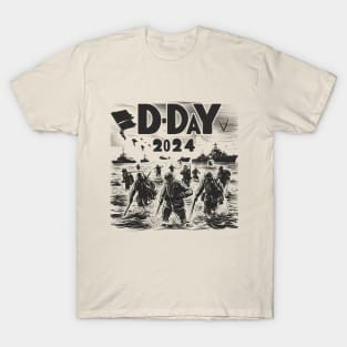 D Day 2024 Vintage T-Shirt